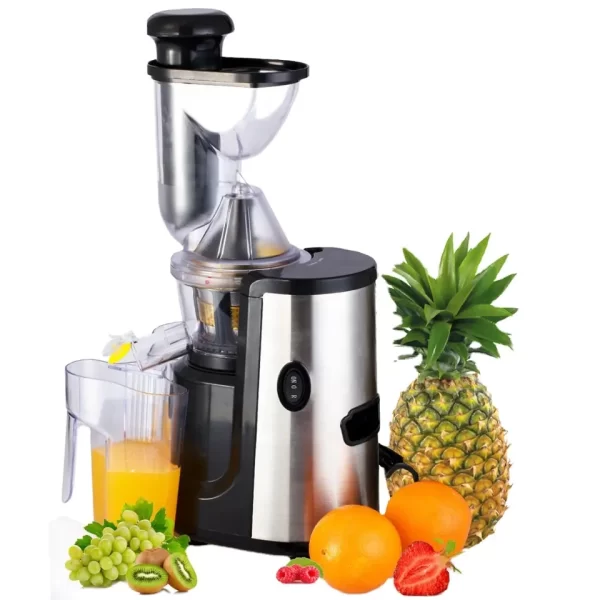 Slow Juicer, Slow Masticating Juicer Machine, Easy to Clean, Quiet Motor & Reverse Function, BPA-Free - Image 2