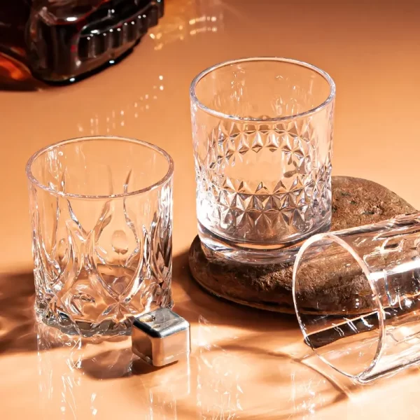 10oz Personalized Engraved Crystal Drinking Water Cups Old Fashioned Glass Whisky Glasses - Image 7
