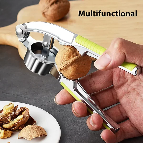 good grips soft-handled Zinc Alloy stainless steel Peeler 2 in 1 garlic press Garlic Press Crusher - Image 7