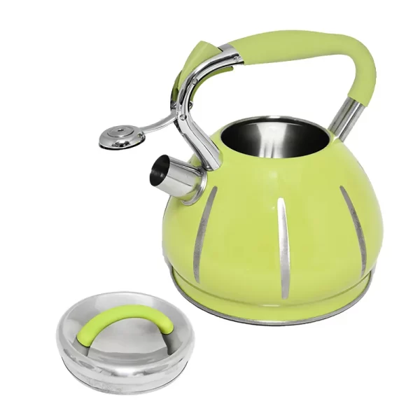 Stainless Steel Whistling Induction Teapot Tea Pot Water Kettle Tea Kettle Home Kitchen Whistle Kettles New Design - Image 5