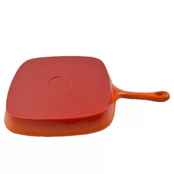 Wholesale Steak Frying Pan Pre-Seasoned Cast Iron Pot Kitchen Cookware Induction Square Cast Iron Griddle Grill Pan - Image 2