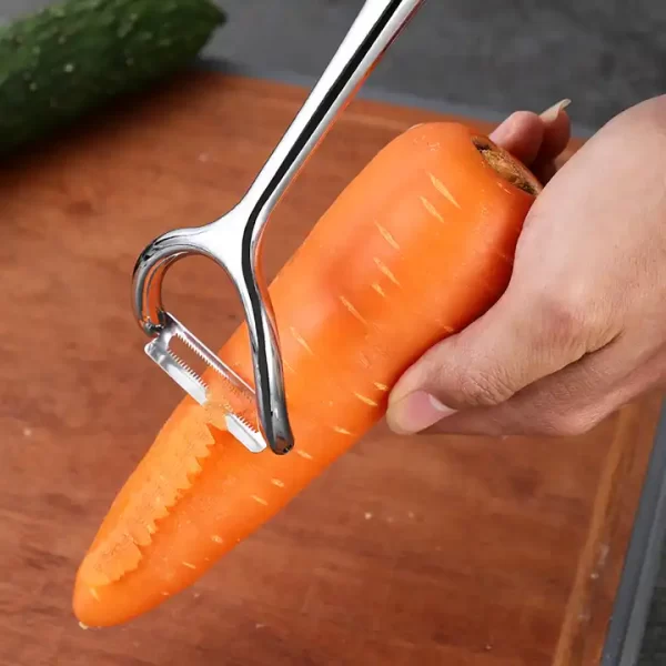 Kitchen Gadgets 2023 Stainless Steel 304 Potato Peeler Fruit Slicer Vegetable Peeler For Home Kitchen - Image 3