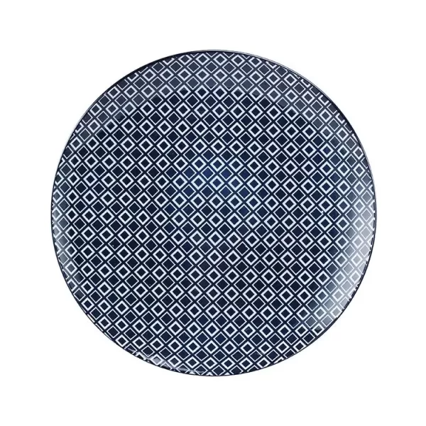 European Standard Multi Color Porcelain 8 inch ceramic soup plate Flat - Image 4