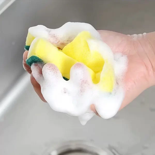 Dish Pan Pot Scrubber Pad Washing Kitchen Cleaning Scouring Scrub Sponge Pads Scourer Sponges non Scratch - Image 6