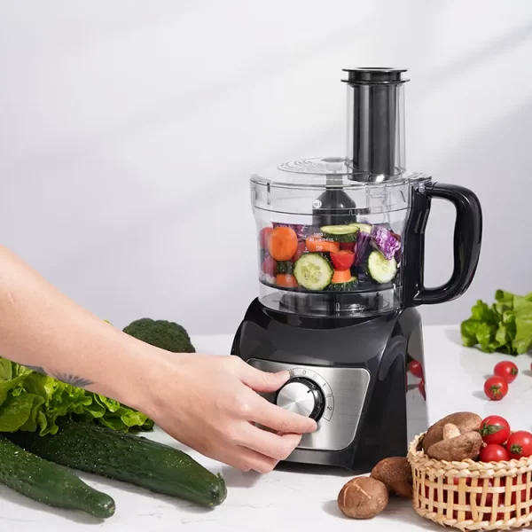 Power 500 watt motor 8 cups(1866ml) chopper bowl baby food maker processor Complementary food processor set - Image 3