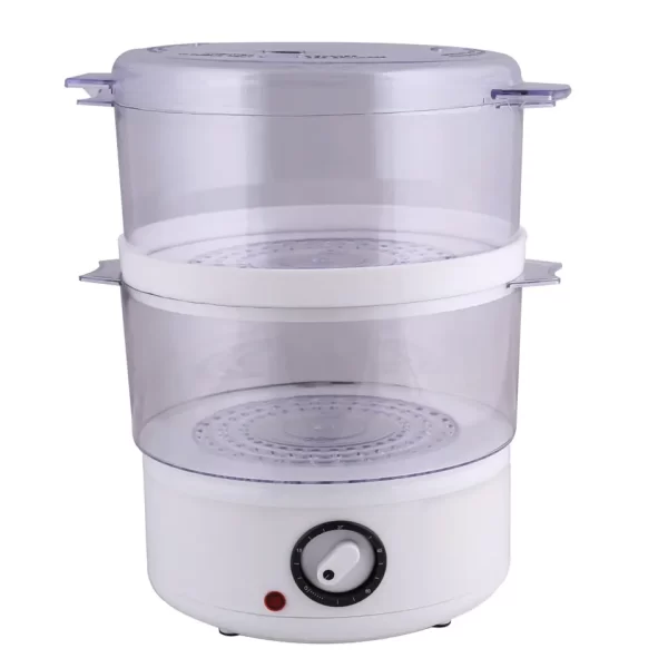 2 Layer Electrical Food Steamer For Cooking - Image 2