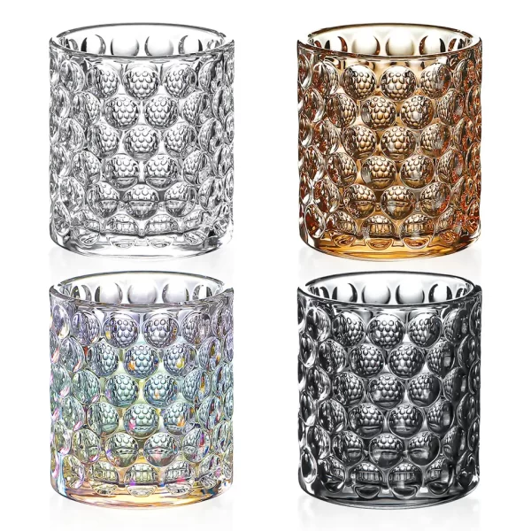 Fashioned Dreamy Dot Whisky Shot Glasses Drinks Cup Spinball Pattern Glass Cups - Image 6