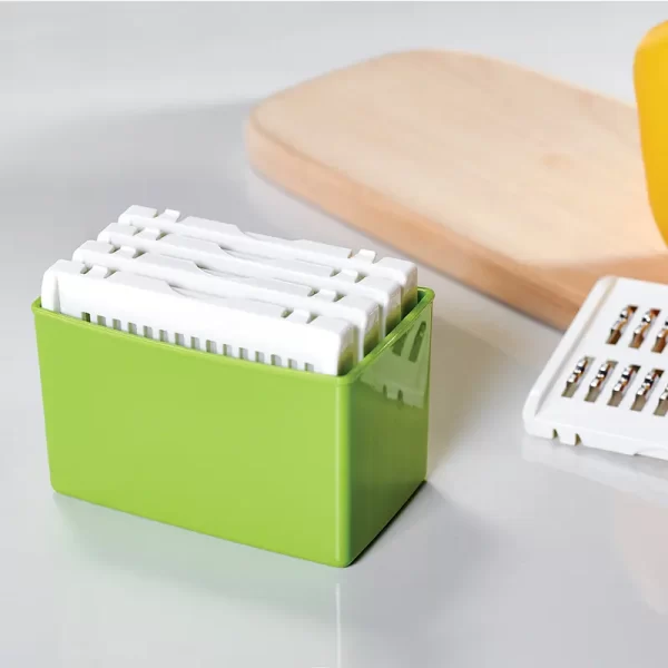 Chinese factory japanese style vegetable julienne mandolin slicer with box - Image 5