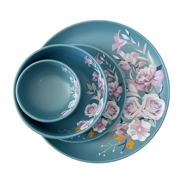 ECO-friendly nordic Newly Developed Breakfast ceramic plate Set Dinnerware Sets Bone China dinner set