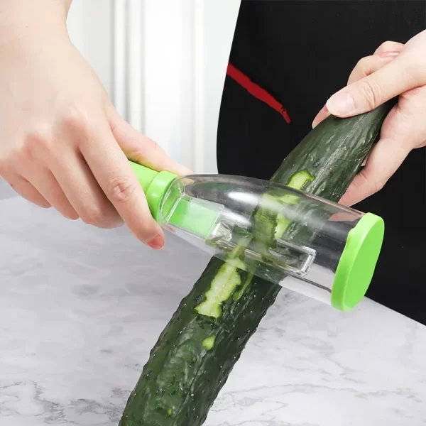 Best Sell kitchen gadgets vegetables peeler with container storage cup potato peeler - Image 4