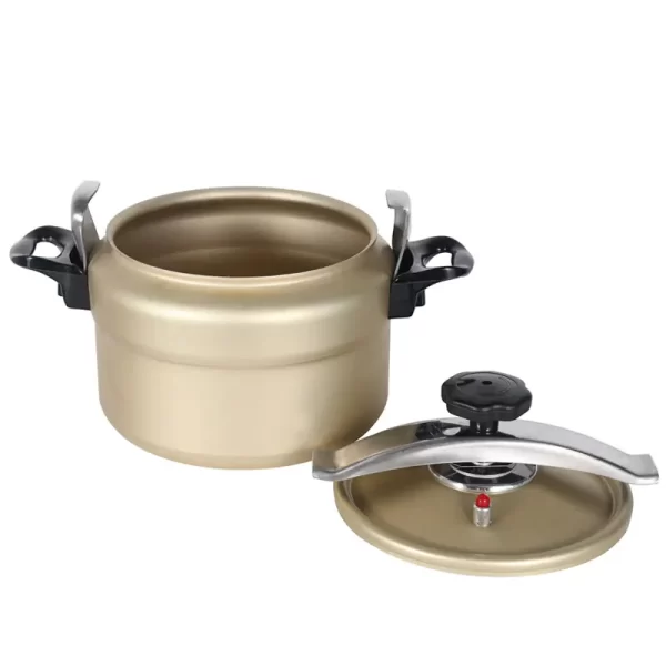 Aluminium Heavy Gauge Restaurant Kitchenware Soft Anodized Pressure Cookers - Image 3
