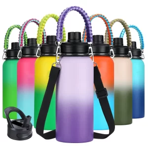 children lady small capacity custom insulated 100% stainless steel hot and cold sport water bottle