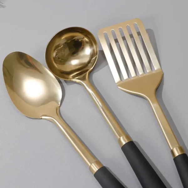 High Quality luxury 10 Pcs Kitchen Utensils Items Accessories Stainless Steel Kitchen Gadgets Set - Image 5