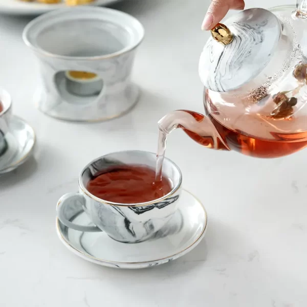 A03-13 High Quality Tea Sets with Teapot Porcelain,Kettle and Teapot Set - Image 6