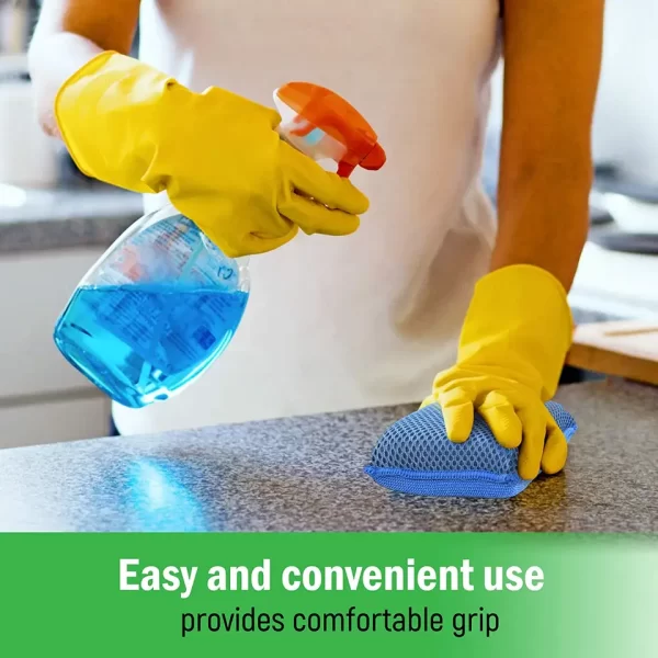 Large Non-Scratch Heavy Duty Commercial Miracle Microfiber Kitchen Mesh Bath Sponge by Scrub Dish washing Cleaning Sponges - Image 4