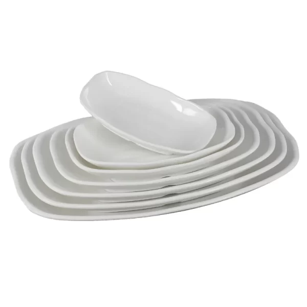 DONGYU factory traditional classic style melamine plates custom design logo melamine dinner plates - Image 6