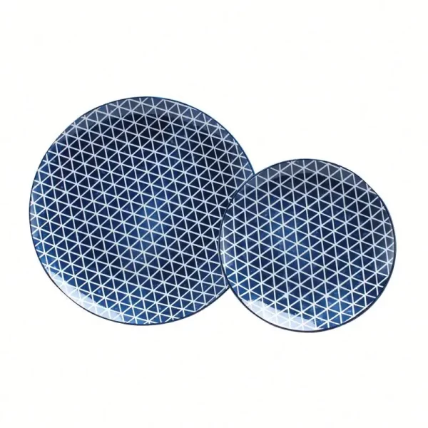 European Standard Multi Color Porcelain 8 inch ceramic soup plate Flat
