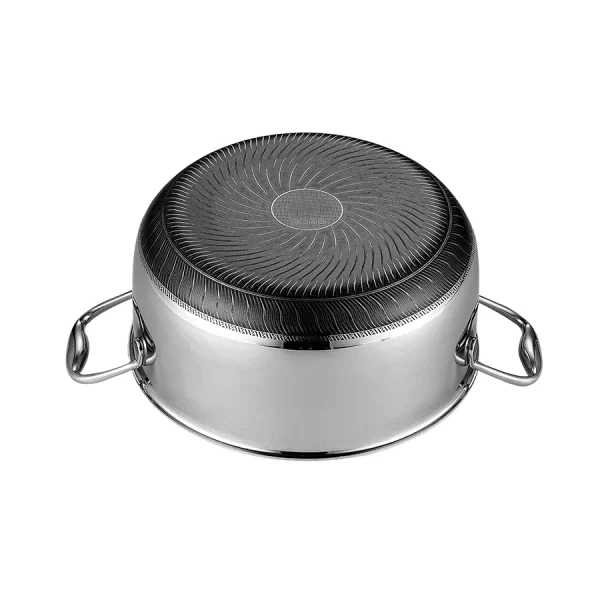 5 Layer Bottom 304 Stainless Steel Honeycomb Non-stick Soup Pot Set For Induction Cooker Gas Stove - Image 4