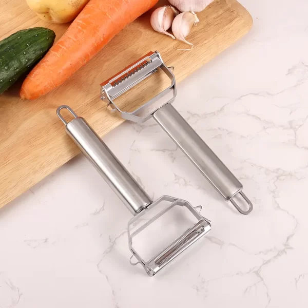 multi-purpose stainless steel Julienne Peeler Vegetable carrot potato paring peeler for kitchen - Image 5