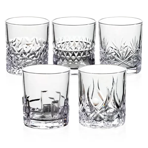 10oz Personalized Engraved Crystal Drinking Water Cups Old Fashioned Glass Whisky Glasses - Image 4