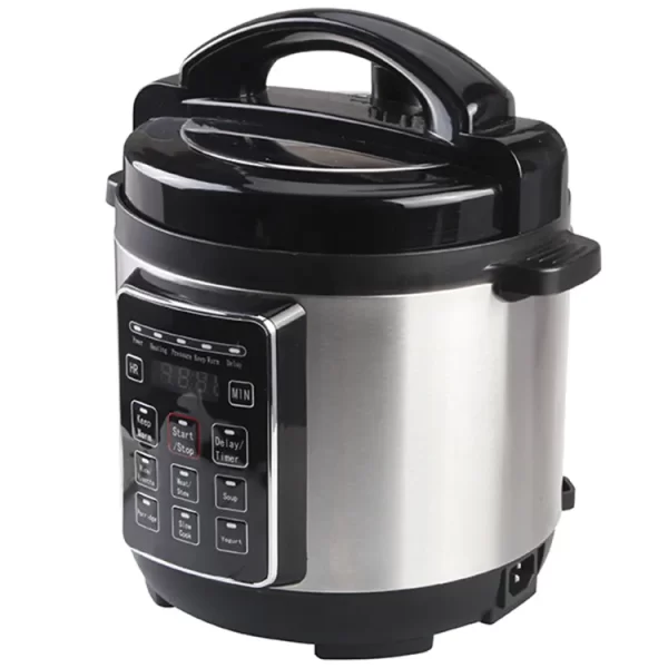 Stainless steel electric 6-in-1 programmable pressure cooker 12861A - Image 3