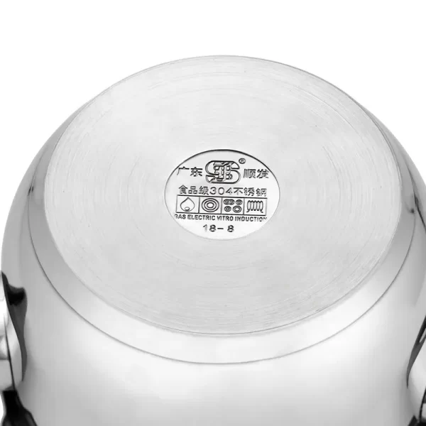 Chafer quip Stainless Steel 304 M-Shape Large 8L High Pressure Safe Cooker with Push Button for hotel restaurant - Image 3