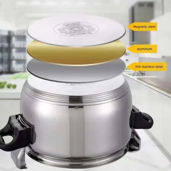 multifunctional stainless steel olla de presion 3 4 5 7 9 11L spring valve gas pressure cooker with handles for all foods - Image 4
