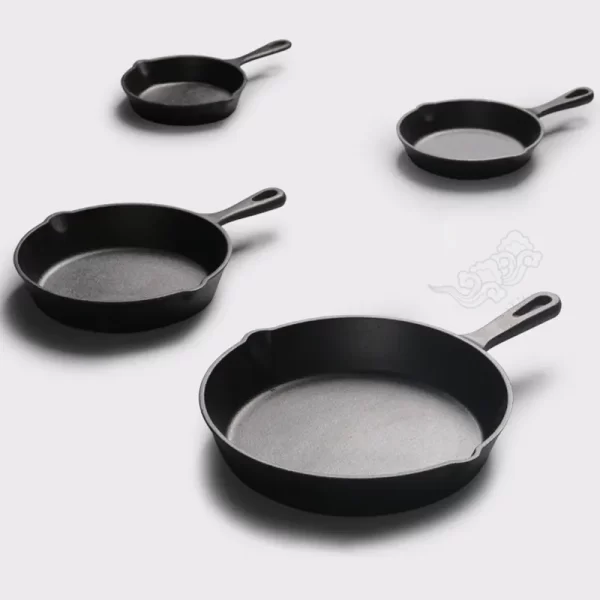 New Design Multifunction Non-Stick Pre-Seasoned Cast-Iron Skillet Cookware Frying Pan - Image 5