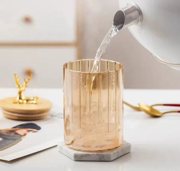 factory outlet borosilicate glass jar electroplated deer jar in kitchen - Image 5