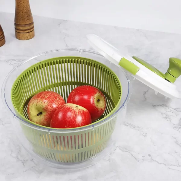 fruit washer spinner 5L large good grips large salad spinner dryer for vegetable fruit drainer - Image 5