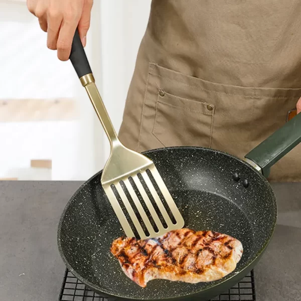 High Quality luxury 10 Pcs Kitchen Utensils Items Accessories Stainless Steel Kitchen Gadgets Set - Image 3