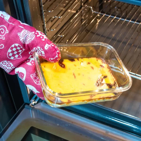 Heat resistant microwavable Superior Glass Food Storage Containers Set Safe Food Containers - Image 3