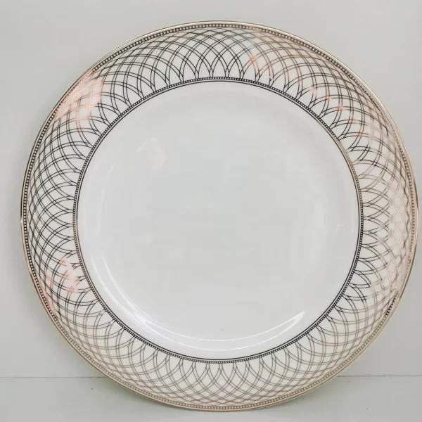 beauty design bone china plate ceramic tableware factory supply high quality 10.5 inch dinner plate - Image 5