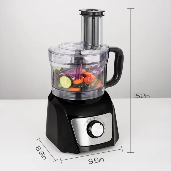 Power 500 watt motor 8 cups(1866ml) chopper bowl baby food maker processor Complementary food processor set - Image 4