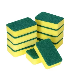 Dish Pan Pot Scrubber Pad Washing Kitchen Cleaning Scouring Scrub Sponge Pads Scourer Sponges non Scratch