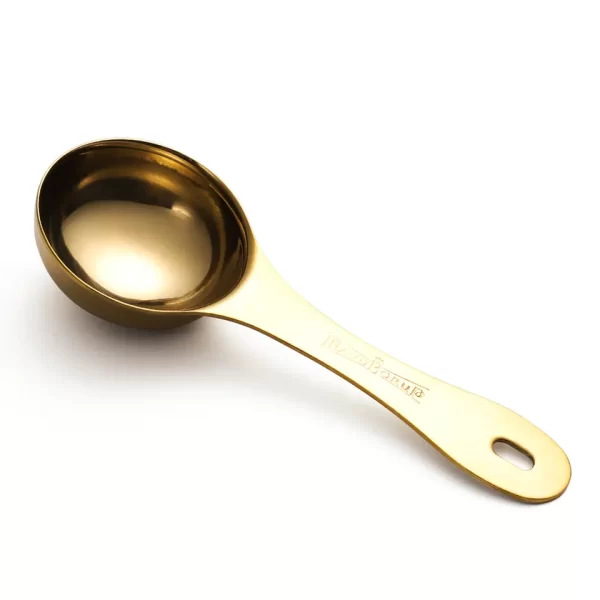 OEM Measuring Scoop BSCI 430 Gold Stainless Steel Measuring Spoon with a hole