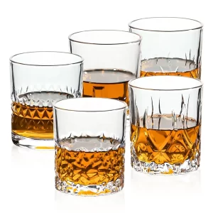 10oz Personalized Engraved Crystal Drinking Water Cups Old Fashioned Glass Whisky Glasses
