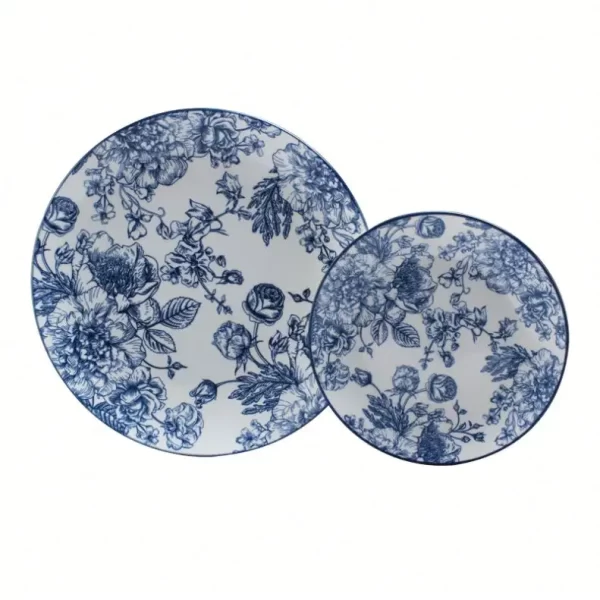 European Standard Multi Color Porcelain 8 inch ceramic soup plate Flat - Image 6