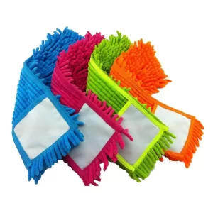 Super Absorbing Microfiber Cleaning Mop Pads Microfiber Mop Pads Refill Heads For Flat Dust Mops