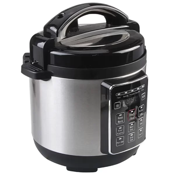 Stainless steel electric 6-in-1 programmable pressure cooker 12861A - Image 2