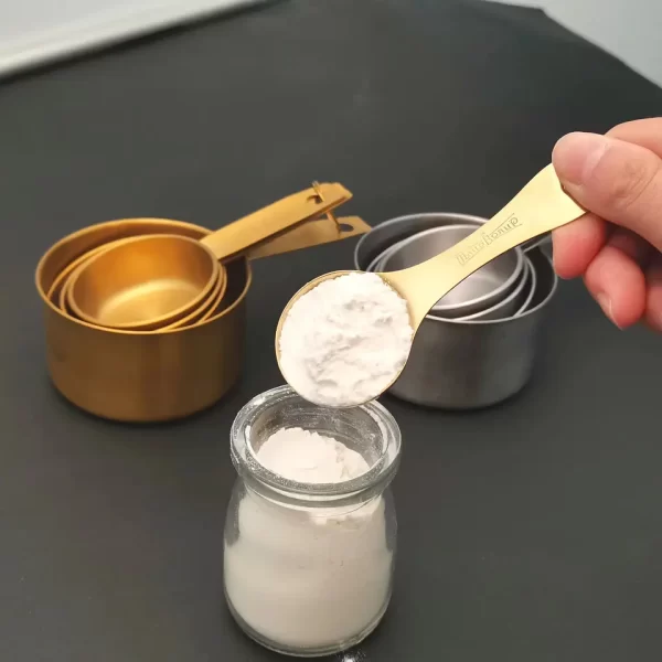 OEM Measuring Scoop BSCI 430 Gold Stainless Steel Measuring Spoon with a hole - Image 3