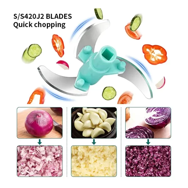 Best selling products 2022 in usa kitchen accessory mini vegetable pull chopper slicer - Image 6