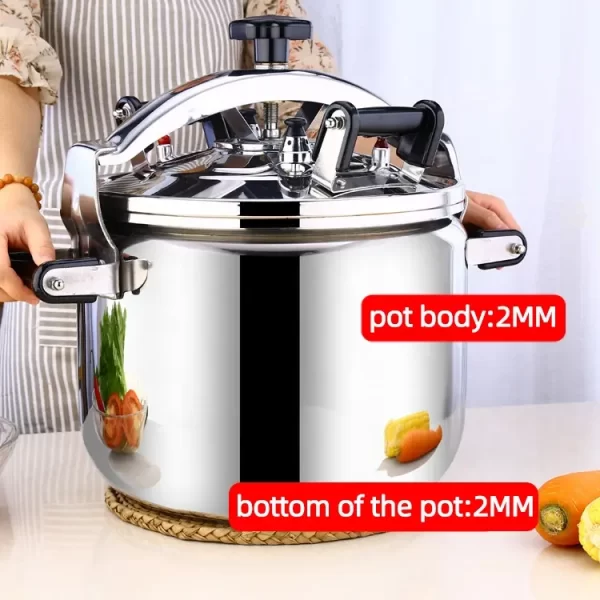 Good Quality SUS304 Stainless Steel Pressure Cooker Pressure Cooker 30-44cm Cookware Manufacturer Pressure Cooker - Image 3