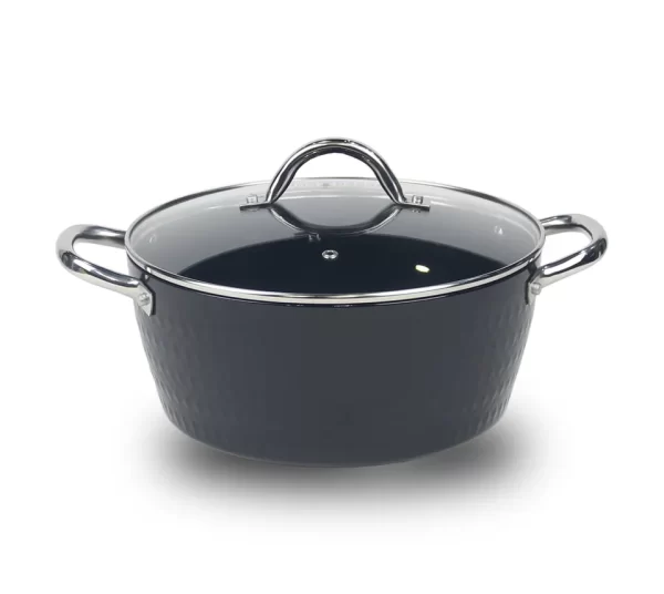 Pressed cookware 5 pcs kitchen cookware nonstick frying pan and pot set price - Image 4