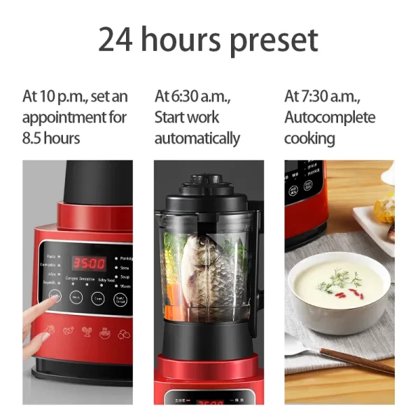 Best quality professional manufacturer electric heaters blender industrial nutrient blender juicer - Image 5