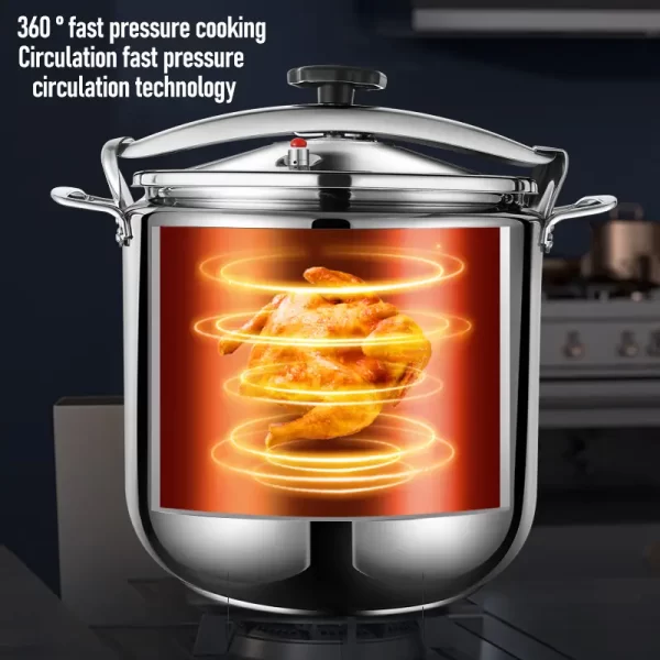 80L Large Capacity Commercial Pressure Cooker Safety Explosion-Proof Stainless Steel Pressure Cookers - Image 5