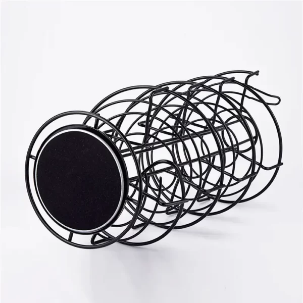 Choice Fun Home Decor Kitchen Tabletop House Hold Products Spiraling Metal Wire Egg Storage Holder Basket Rack - Image 2