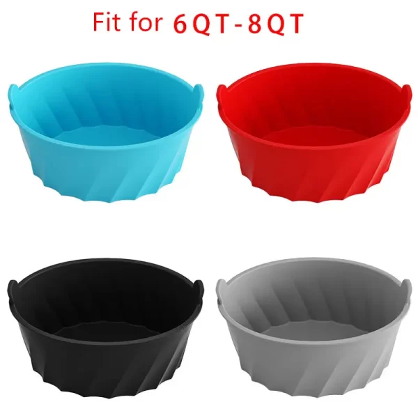 Silicone Slow Cooker Divider Liners fit 6-7 QT Oval Slow Cooker, Reusable Leakproof Silicone Crockpot Liner, Easy Clean - Image 3