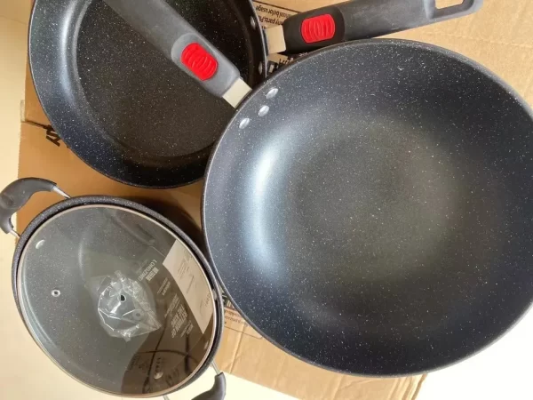 Cookware Set Pots and Pans Non Stick Kitchen Camping Cookware Sets Cooking Pot Hot 3 Pcs Minimalist Cast Iron 10 Sets - Image 5