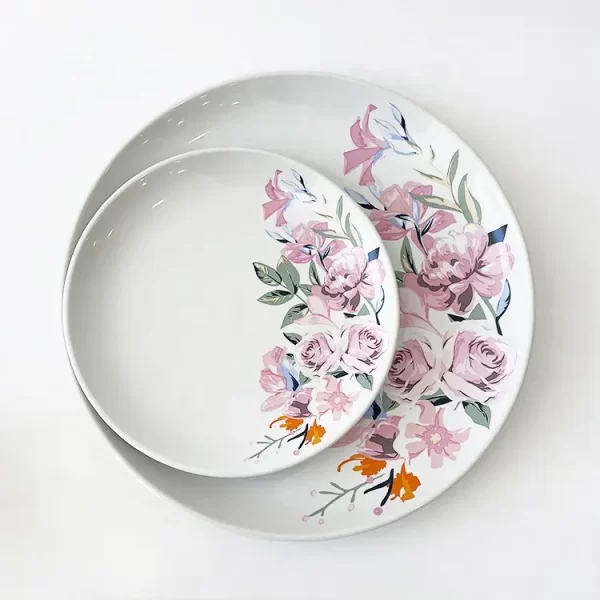 ECO-friendly nordic Newly Developed Breakfast ceramic plate Set Dinnerware Sets Bone China dinner set - Image 4